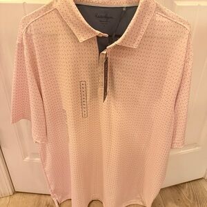 Size XL NWT Walter Hagan Golf Polo Shirt Golf Ball Print